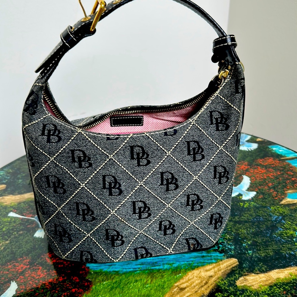 Dooney & Bourke Signature Logo small Bucket Bag